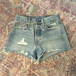 Levi's High Rise Wedgie Fit Shorts